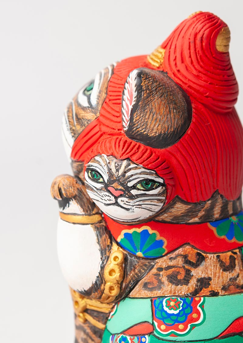 仏像 チビデカクン 猫阿修羅 エサシトモコ作 日本の作家 エサシトモコ 本格仏像の仏像ワールド
